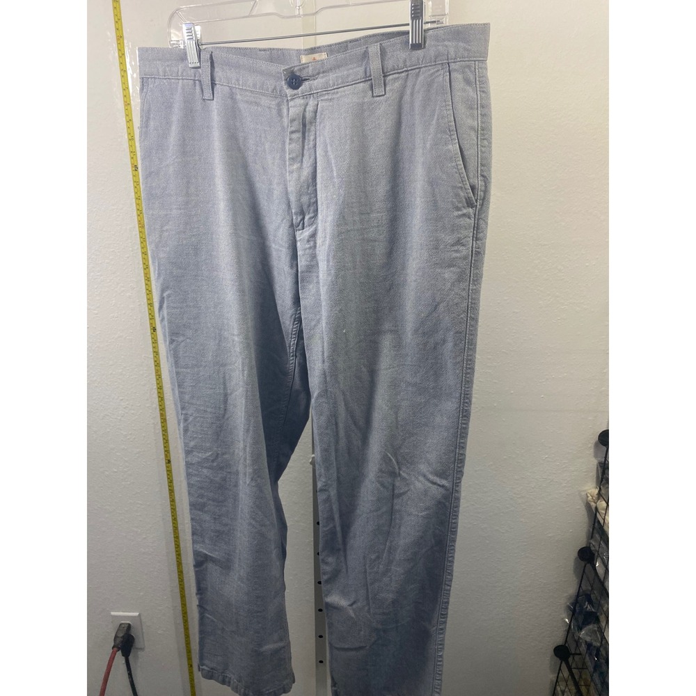 Dockers Mens Chino Pants Light Blue Straight Leg Casual Trousers Size 38x29